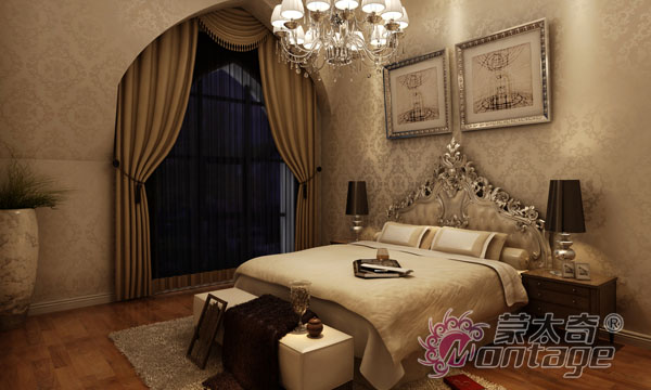 老人臥室背景墻裝修 可優選硅藻泥