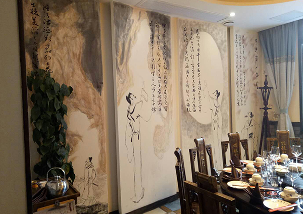 硅藻泥背景墻美麗與健康并存   有個安穩的夜晚